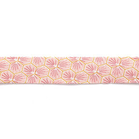 Biasband ruiten [27 mm] – roze, 