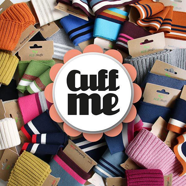 BIOLOGISCHE BOORDSTOF CUFF ME GLAM  [140 CM | 7,5 CM]  | Albstoffe | Hamburger Liebe,  image number 4