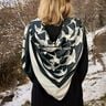 Satijnen paneel zwaluwen | Katia Fabrics – anthraciet/creme,  thumbnail number 11