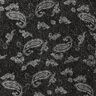Jasstof paisley en pailletten – anthraciet/lichtgrijs,  thumbnail number 1