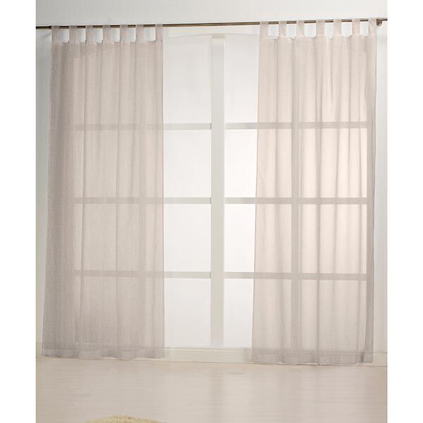 Gordijnstof voile linnenlook 300 cm – zand,  image number 5