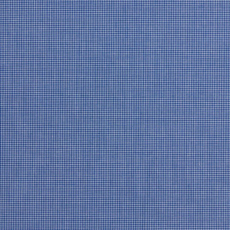 Overhemdenstof mini geruit – wit/jeansblauw,  image number 1