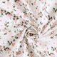 Zijde-viscose-satijn verspreide bloemen – wit,  thumbnail number 4