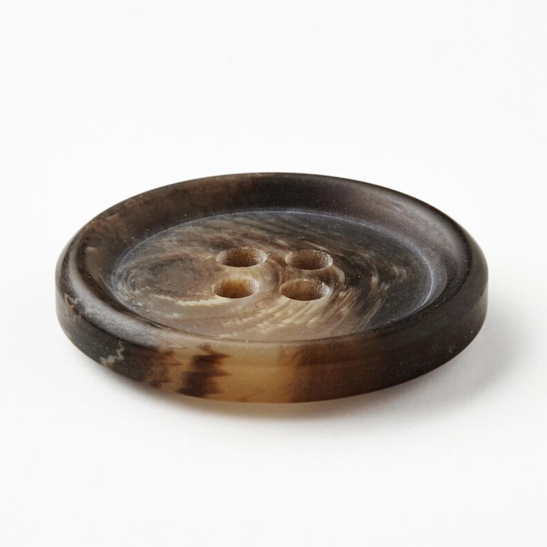 4-gats knoop rond  [Ø 25 mm] – zwartbruin,  image number 2