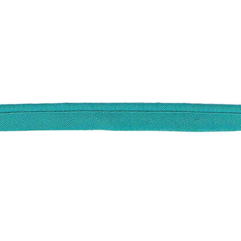 Paspelband Polycotton [10 mm] – aquablauw,  image number 1