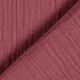 GOTS Mousseline/dubbel gehaakte stoffen | Tula – bourgondië,  thumbnail number 4