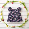 Katoenpopeline grote weidebloemen Digitaal printen | Poppy Fabrics – nachtblauw,  thumbnail number 6
