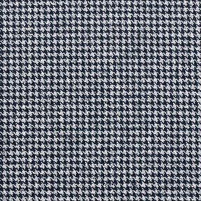 Mantelstof pepita geruit – marineblauw, 