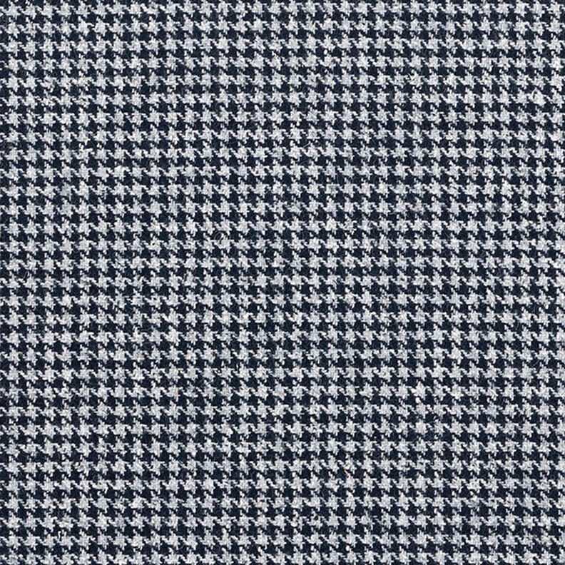 Mantelstof pepita geruit – marineblauw,  image number 1