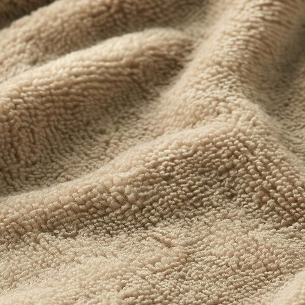 Knuffelzachte badstof Bamboe Effen – beige,  image number 2
