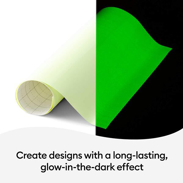 Glow in the dark Vinyl Removable [30x60cm] 1 sheet | Cricut,  image number 2