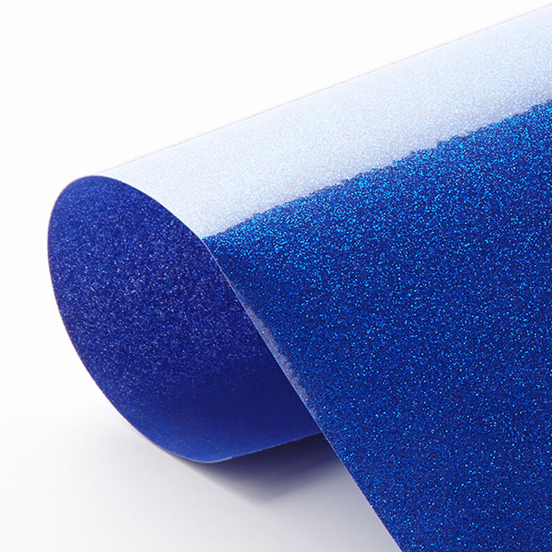 Flexfolie glitter Din A4 – koningsblauw,  image number 4