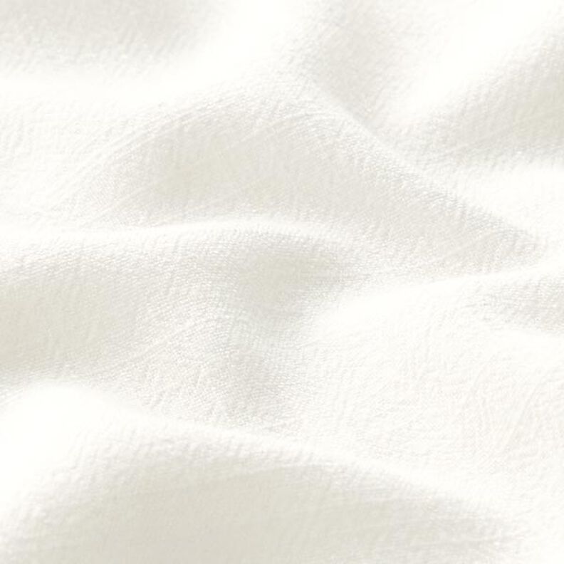 Viscose-linnen-stof – wit,  image number 3