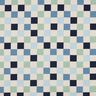 Katoenjersey Ruit| Poppy Fabrics – natuur/blauwgrijs,  thumbnail number 1