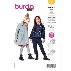 Mantel, Burda 9268 | 104-134, 