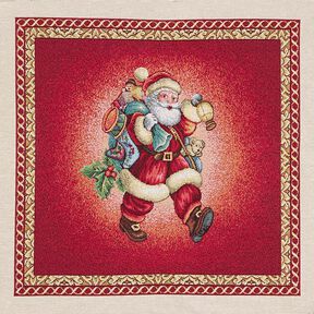 Decostof tapijtstukKerstman – karmijnrood, 