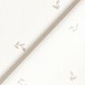 Katoenpopeline kleine bladerige takken – wit/nevelgrijs,  thumbnail number 4