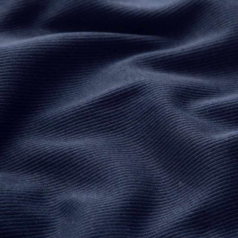 GOTS 2x2 Boordstof | Tula – marineblauw,  image number 2