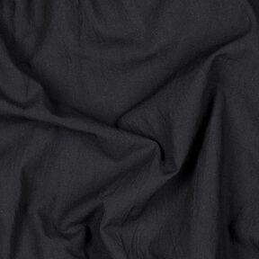 Katoenen stof Krinkel voorgewassen &ndash; zwart | Stofrestant 100cm, 