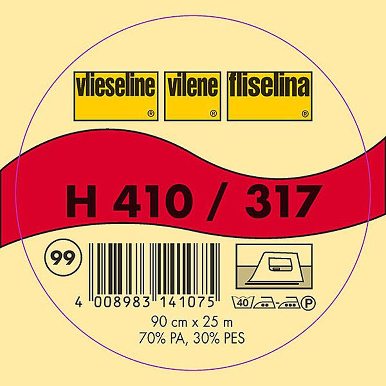 H 410 Plakbare Tussenvoering | Vlieseline – anthraciet,  image number 2