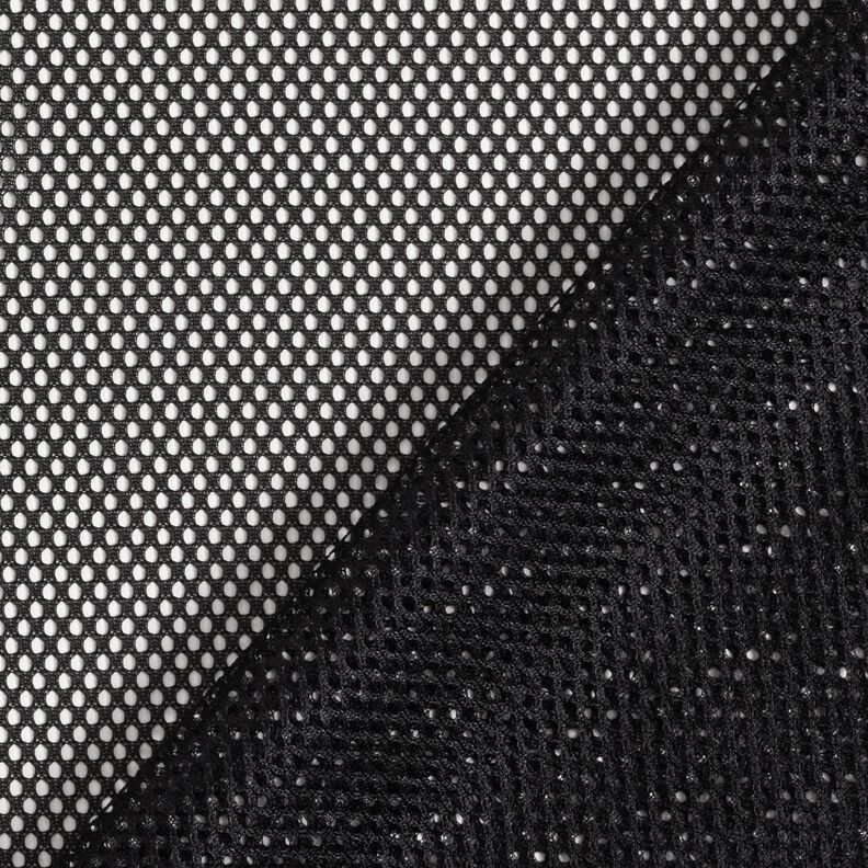 Grof functioneel mesh – zwart,  image number 3