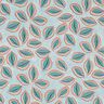 Katoenen stof Cretonne artistieke bladeren – eucalyptus,  thumbnail number 1