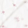 Softmesh opgestikte bloemen – wit/roos,  thumbnail number 5