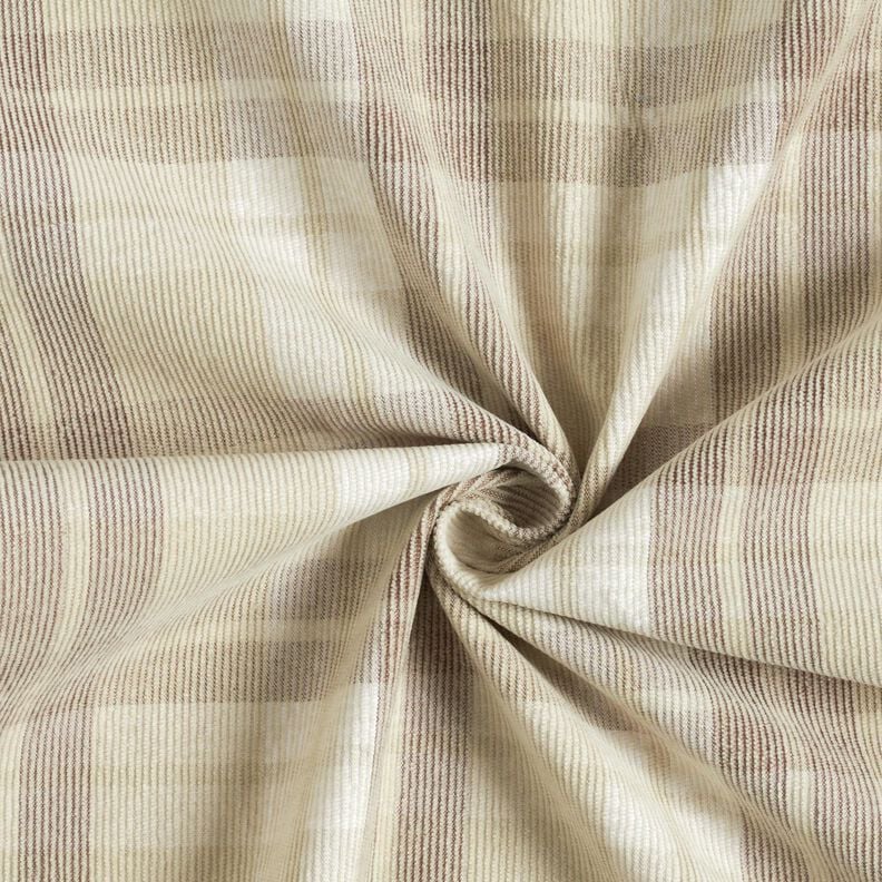 Corduroy tartan – cashew,  image number 4