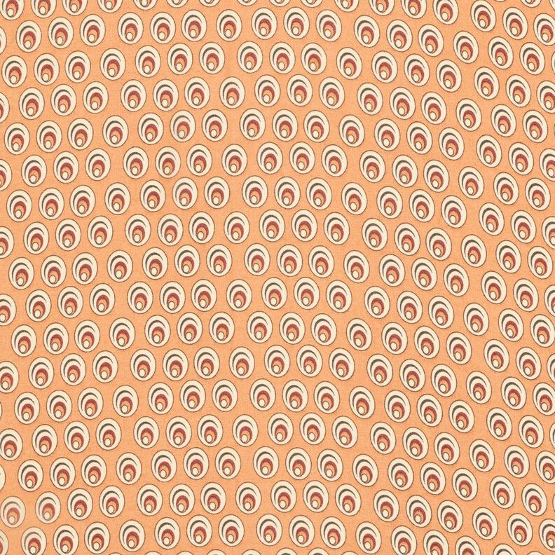 Chiffon pauwoog – perzik/terracotta,  image number 1