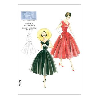 Jurk - Vintage 1957, Vogue 1172 | 32 - 38, 