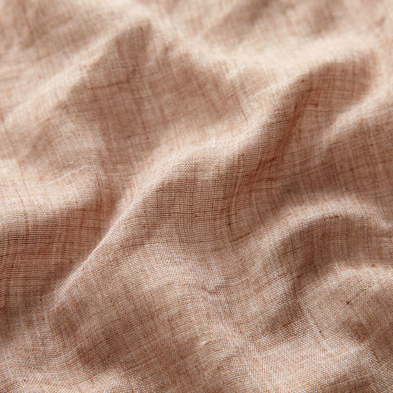 Voile gecrashed melange – kaneel,  image number 2