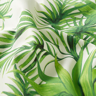 Outdoorstof Canvas tropische bladeren – lichtgroen, 