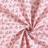 Katoenen stof cretonne Kleine rozen – roze,  thumbnail number 4
