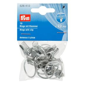 Ringen met haakjes, 10 stuks – zilver metalen | Prym, 