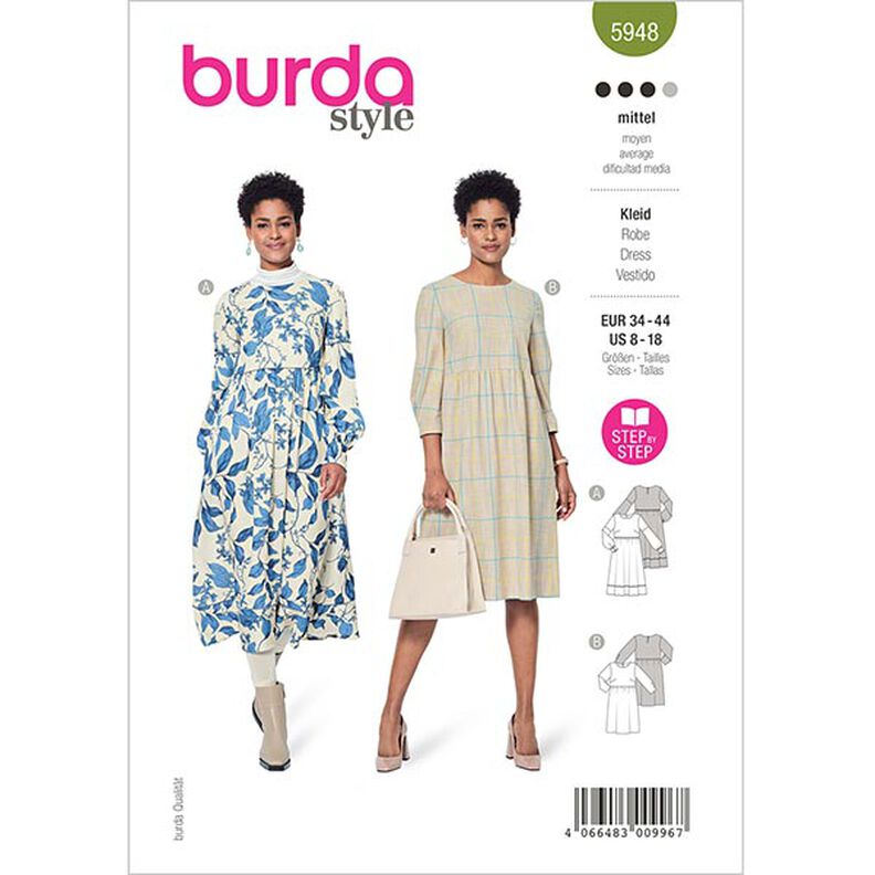 Jurk | Burda 5948 | 34-44,  image number 1