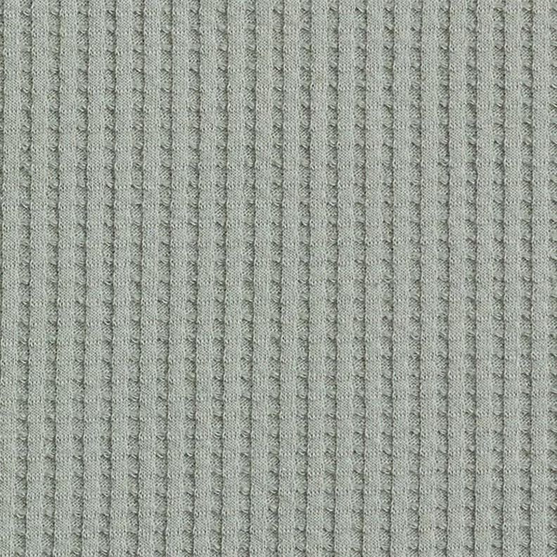 Katoenen wafel jersey effen – riet,  image number 4