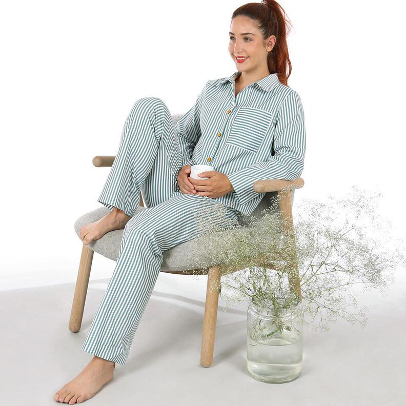 FRAU HILDA Pyjama's met korte en lange versies | Studio Schnittreif | XS-XXL,  image number 2