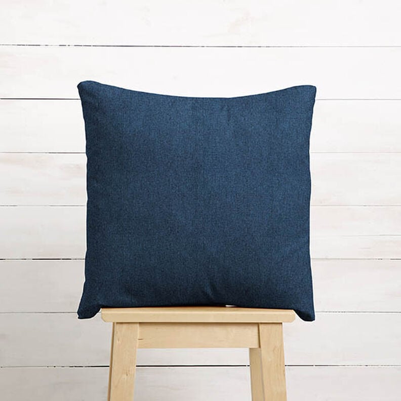 Bekledingsstof gemêleerd effen – marineblauw,  image number 7