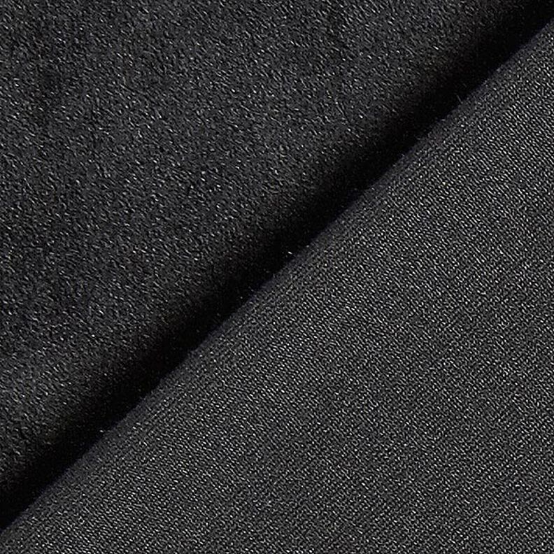 Stretchfluweel – zwart,  image number 3