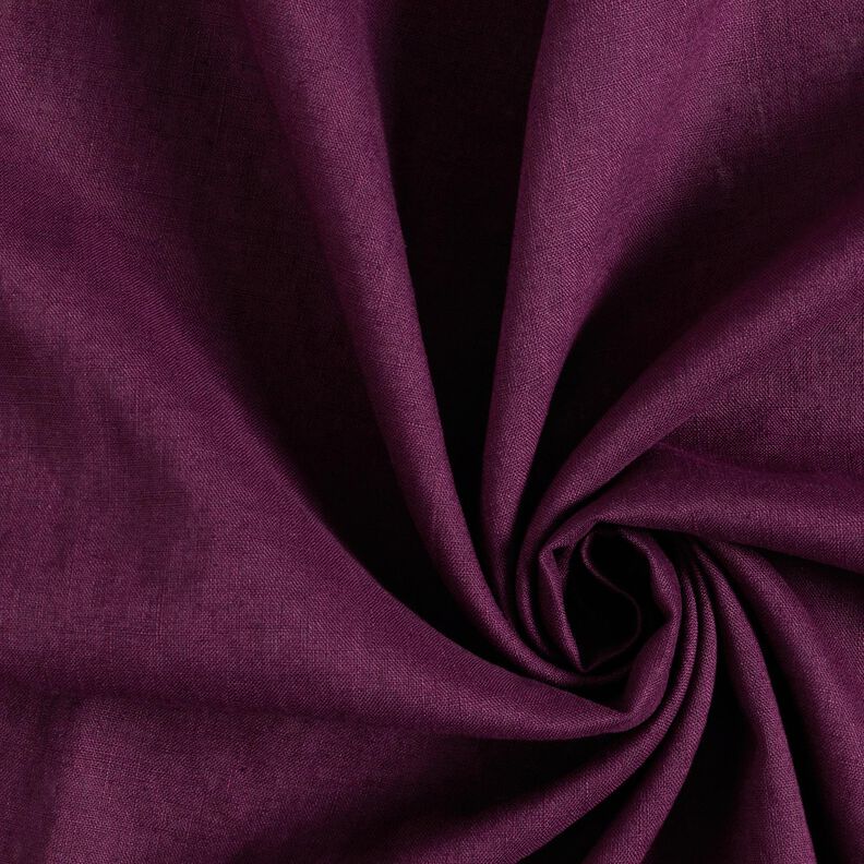 Lichtgewicht linnenmix, voorgewassen – merlot,  image number 1
