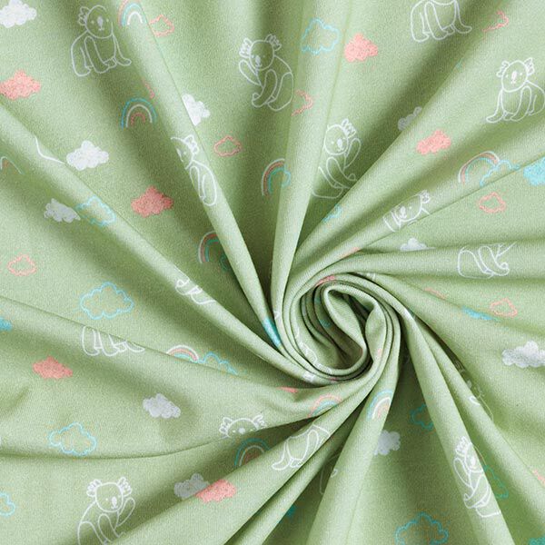 GOTS Katoenjersey Koala | Tula Kids – pastelgroen, image number 3