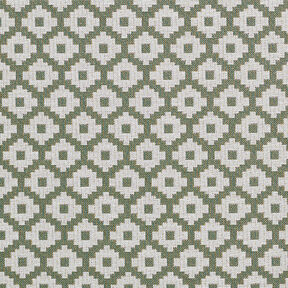 Outdoorstof jacquard Ruiten – olijf, 