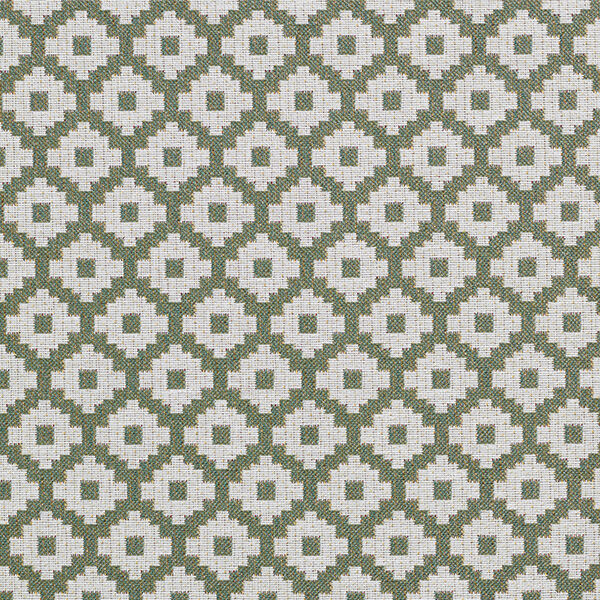 Outdoorstof jacquard Ruiten – olijf, image number 1
