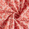 Katoenen stof Cretonne Abstracte bladeren – terracotta/ivoor,  thumbnail number 3