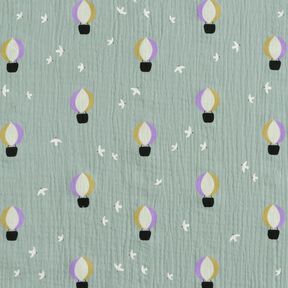 Mousseline/dubbel gehaakte stoffen Heteluchtballons | Poppy Fabrics – riet, 