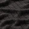 Breistof Ajour elegante glitterstrepen – zwart,  thumbnail number 2
