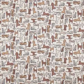 Decostof Half panama Katten – natuur, 