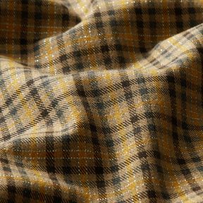 Viscosemix Ruiten met lurex – donkerbeige/currygeel, 