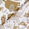 Katoenpopeline Dierendrukte – wit,  thumbnail number 5