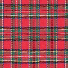 Katoenflanel Schotse ruit Glenside – rood, 